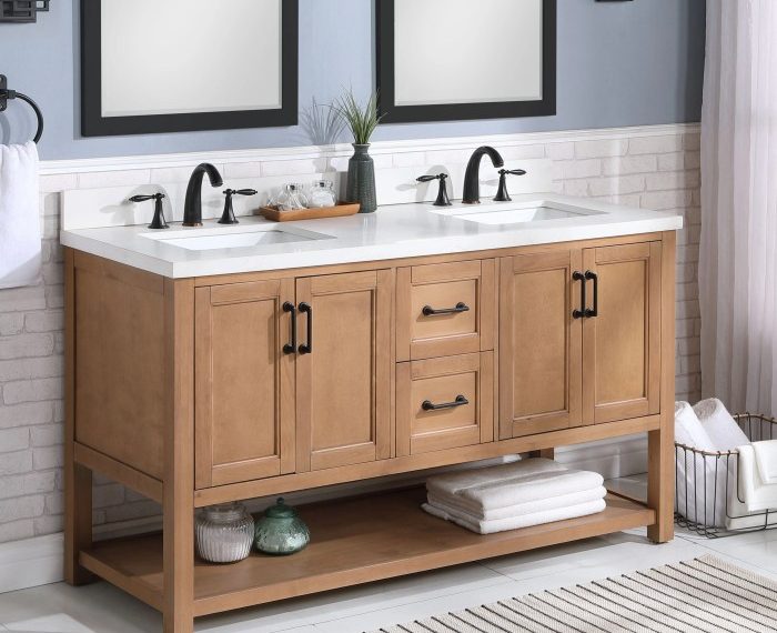 Elegant decor bathroom vanity