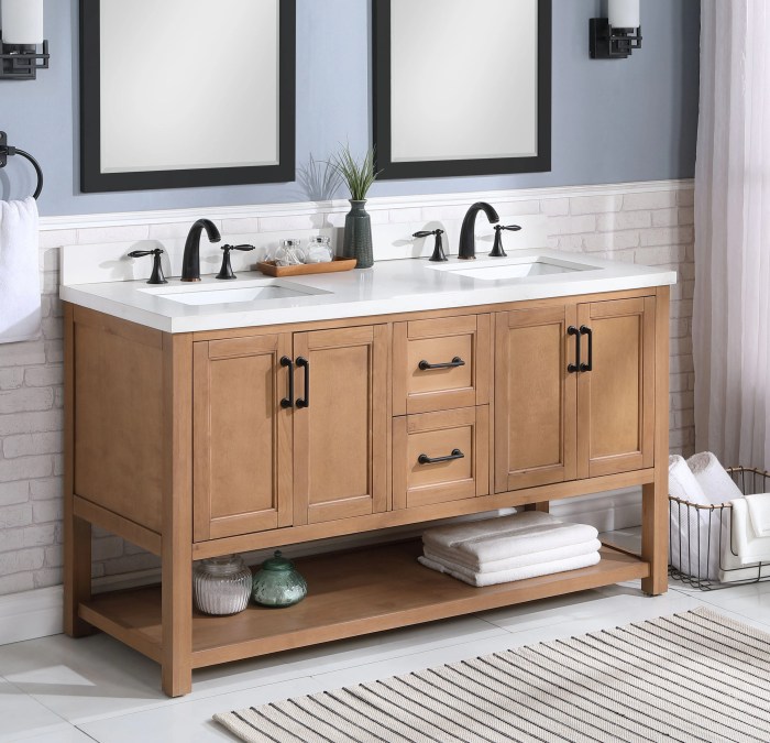 Elegant decor bathroom vanity