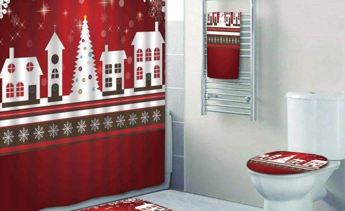 Christmas bathroom decor amazon