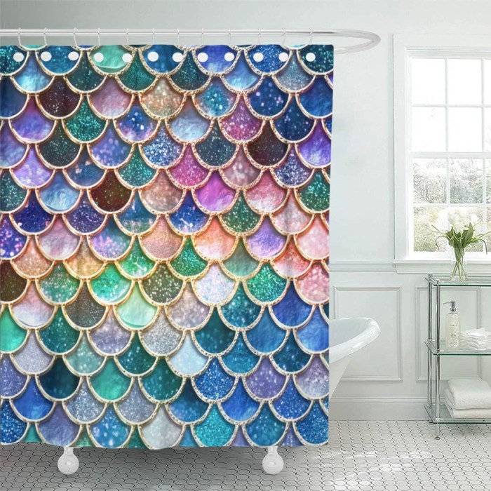 Mermaid theme bathroom decor