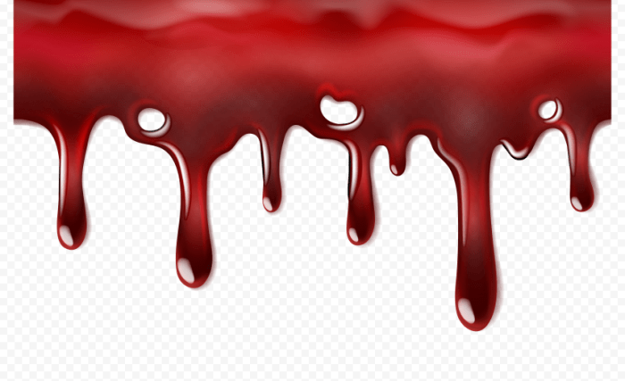 Dripping blood drawing easy