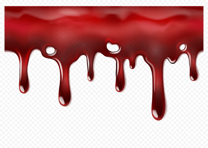 Dripping blood drawing easy