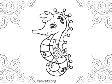 Sea animals coloring pictures