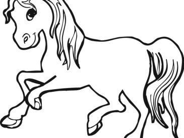 Cute animals coloring pages ponies