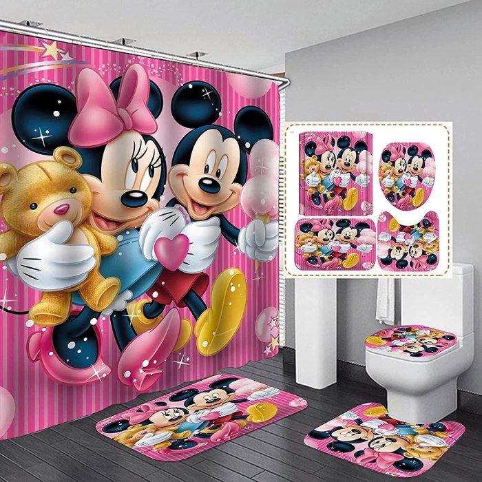 Minnie mouse bathroom decor