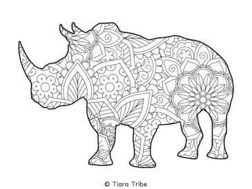 Coloring animal mandalas wendy piersall