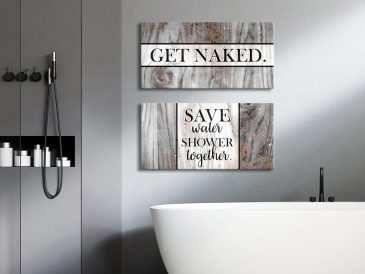 Bathroom wall decor funny