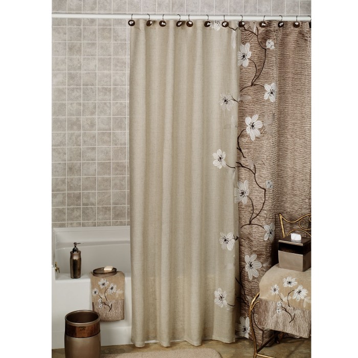 Bathroom decor shower curtains