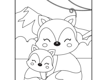 Little animals coloring pages