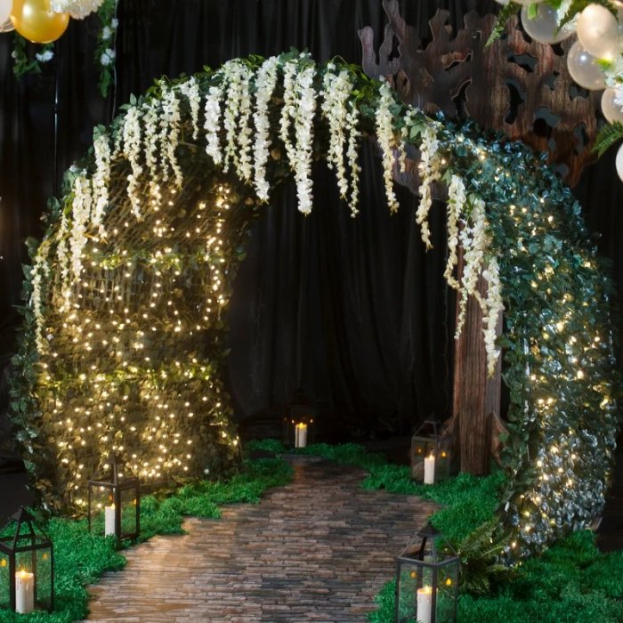 Enchanted forest bathroom decor