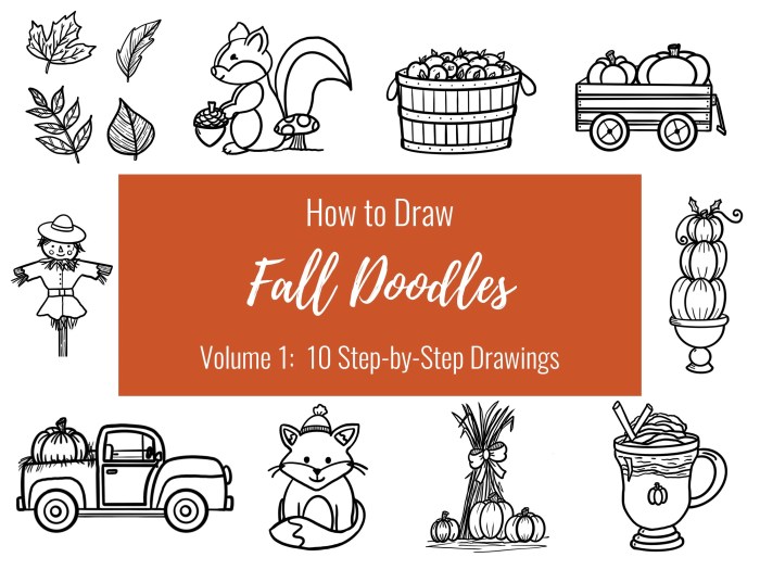 Easy fall drawing inspo