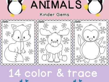 Free printable arctic animal coloring pages