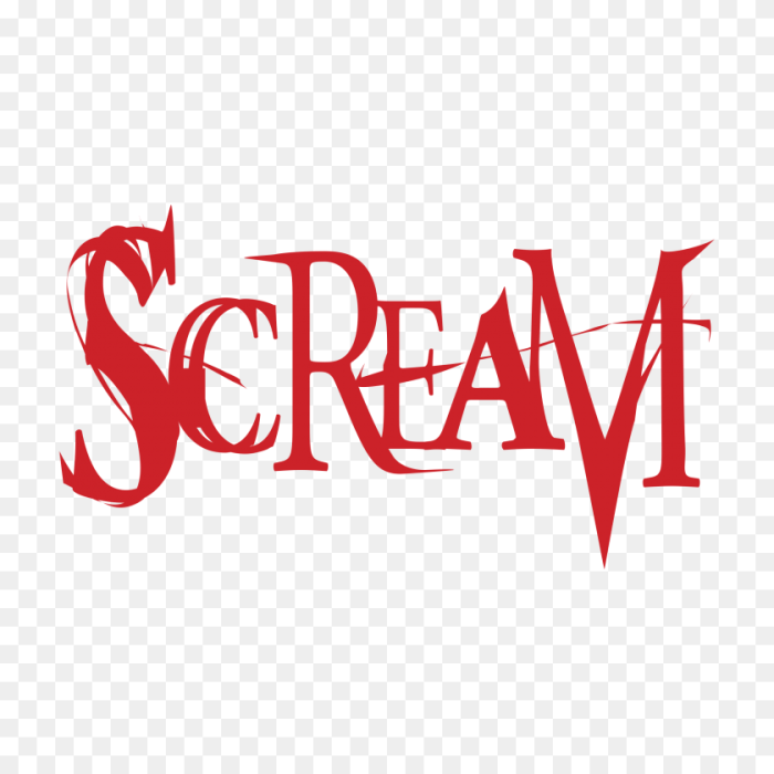 Scream logo easy drawing