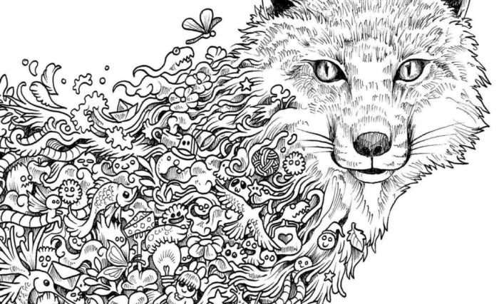 Animal coloring pages online advanced