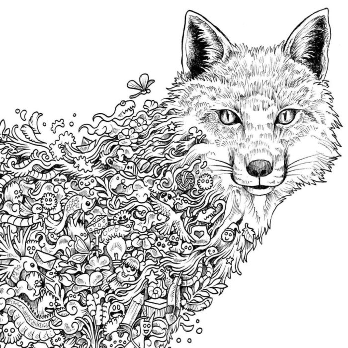 Animal coloring pages online advanced