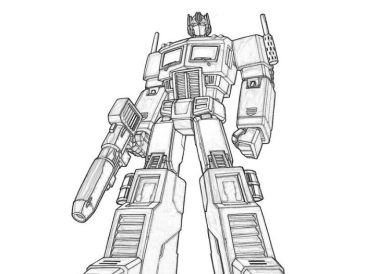 Transformers animated coloring book