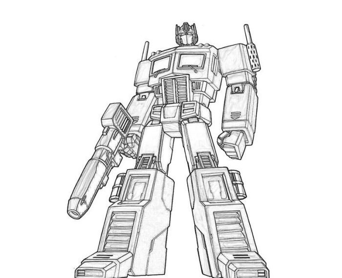 Transformers animated coloring book