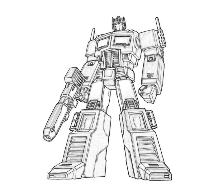 Transformers animated coloring book